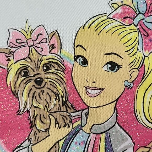 Jojo Siwa Toddler Girl 3T BOWS Everything Pink Sweatshirt Long Sleeve Fleece - Picture 3 of 8